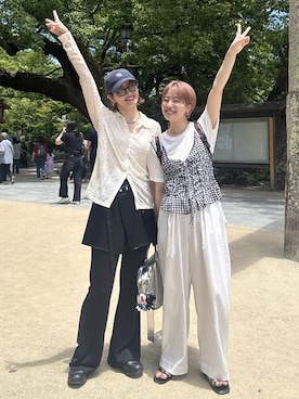 m.a.k.oさん(レディース・166cm)の夏コーディネート
