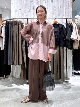 「アイテム（ピアス（両耳用））」を使った、m.a.k.oさん（レディース・166cm・30代）の夏コーディネート
