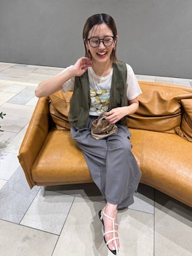 「アイテム（その他アウター）」を使った、m.a.k.oさん（レディース・166cm・30代）の夏コーディネート