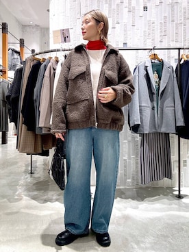 m.a.k.oさん(レディース・166cm)の冬コーディネート