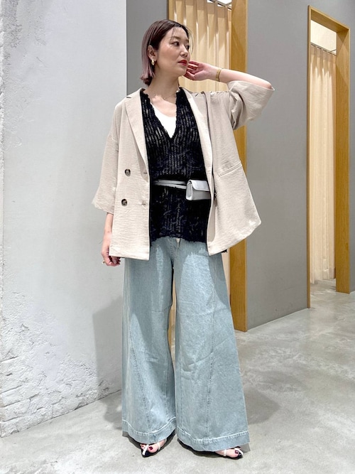 セール】ニュアンス柄レーシーベスト 242836（ベスト）｜LEPSIM