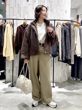 m.a.k.oさん（レディース・166cm）の冬コーディネート