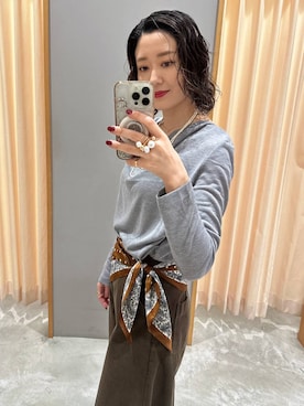 m.a.k.oさん（レディース・166cm）の春コーディネート