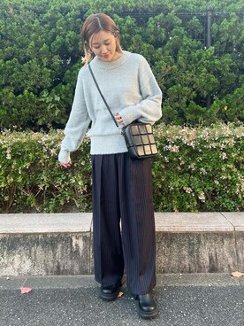 m.a.k.oさん（レディース・166cm）の冬コーディネート