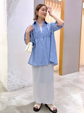 m.a.k.oさん（レディース・166cm）の夏コーディネート