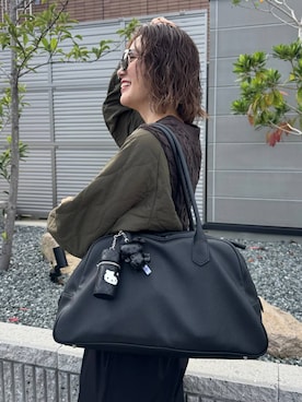 「アイテム（キャミソール）」を使った、m.a.k.oさん（レディース・166cm・30代）の冬コーディネート