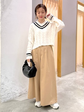 m.a.k.oさん（レディース・166cm）の冬コーディネート