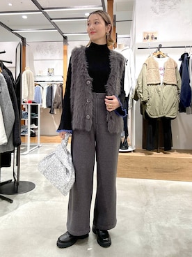 m.a.k.oさん(レディース・166cm)の冬コーディネート