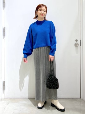 m.a.k.oさん(レディース・166cm)の冬コーディネート