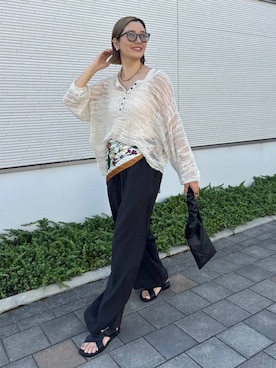 m.a.k.oさん(レディース・166cm)の夏コーディネート