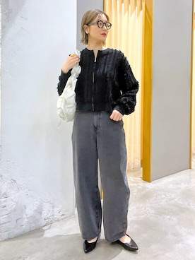 m.a.k.oさん（レディース・166cm）の冬コーディネート