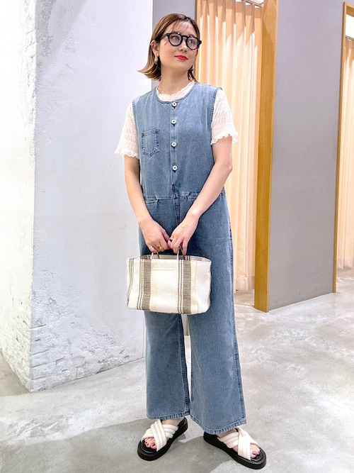シャーリング5分袖プルオーバー 114634（Tシャツ/カットソー