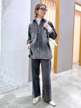 m.a.k.oさん（レディース・166cm）の冬コーディネート