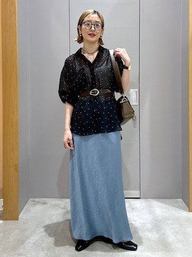 m.a.k.oさん（レディース・166cm）の春コーディネート