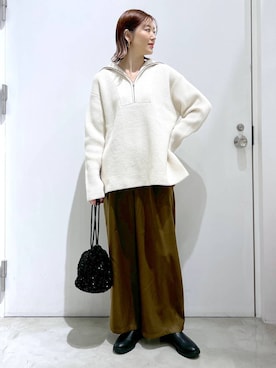 m.a.k.oさん(レディース・166cm)の冬コーディネート