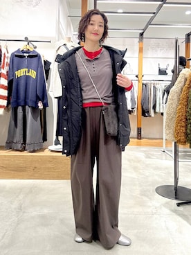 「アイテム（その他アウター）」を使った、m.a.k.oさん（レディース・166cm・30代）の秋コーディネート