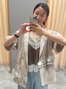 m.a.k.oさん（レディース・166cm）の春コーディネート