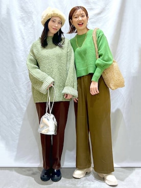 m.a.k.oさん（レディース・166cm）の冬コーディネート