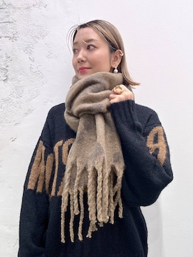 m.a.k.oさん（レディース・166cm）の冬コーディネート