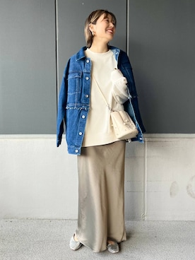 m.a.k.oさん(レディース・166cm)の冬コーディネート