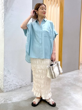 m.a.k.oさん(レディース・166cm)の夏コーディネート