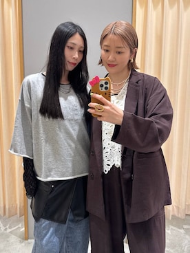 m.a.k.oさん（レディース・166cm）の春コーディネート