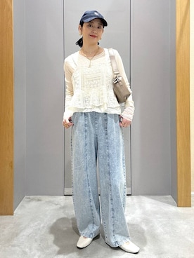 m.a.k.oさん（レディース・166cm）の春コーディネート