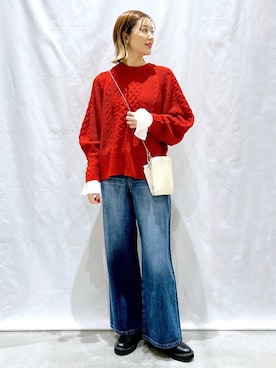 m.a.k.oさん（レディース・166cm）の冬コーディネート