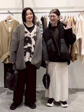 「アイテム（その他トップス）」を使った、m.a.k.oさん（レディース・166cm）の秋コーディネート