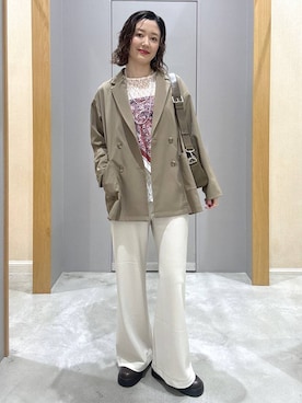 m.a.k.oさん（レディース・166cm）の春コーディネート