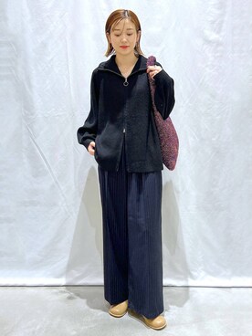 m.a.k.oさん（レディース・166cm）の冬コーディネート