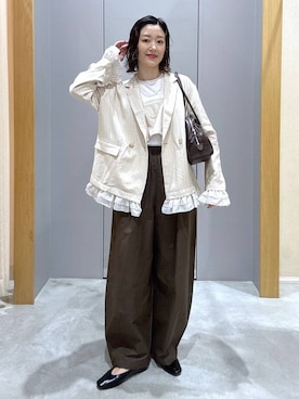 m.a.k.oさん（レディース・166cm）の春コーディネート