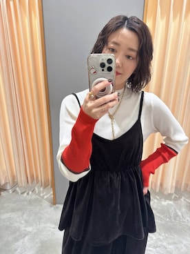 「LEPSIM」｜m.a.k.oさん（レディース・166cm）の冬コーディネート