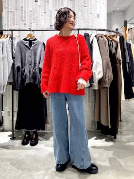 m.a.k.oさん（レディース・166cm）の冬コーディネート