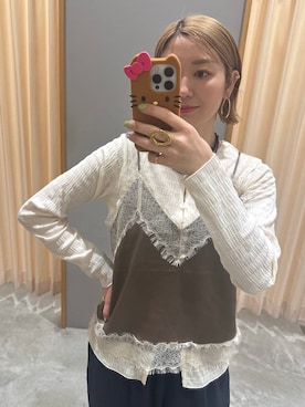 m.a.k.oさん（レディース・166cm）の春コーディネート