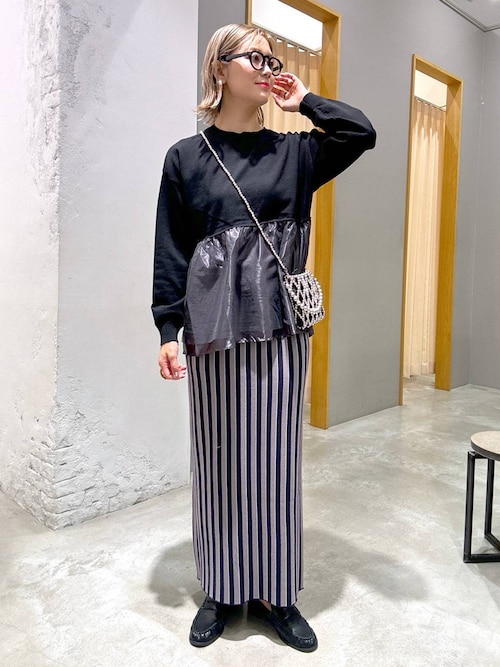 LEPSIM（レプシィム） ニット セーター 12ゲージ裾ドッキングプル