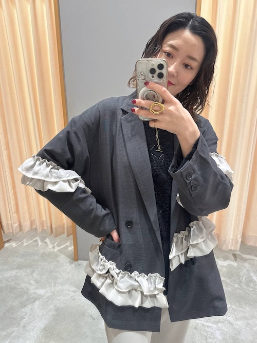 総レース長袖プルオーバー 636862（Tシャツ/カットソー）｜LEPSIM