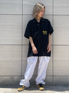 「BlackEyePatch（ブラックアイパッチ）のアイテム」を使った、Arisa Suzukiさん（レディース・156cm）の夏コーディネート
