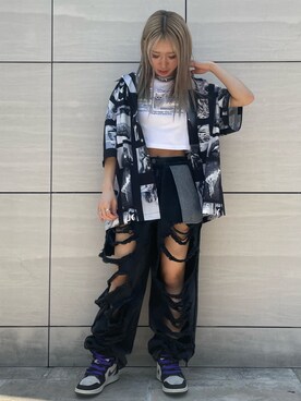 「A4A（エーフォーエー）のアイテム」を使った、Arisa Suzukiさん（レディース・156cm）の春コーディネート