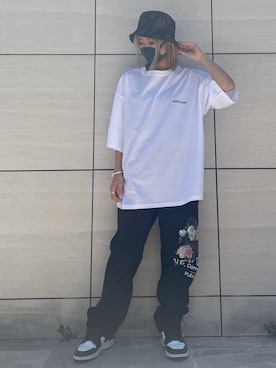 「whiteland」｜「アイテム（アクセサリー）」を使った、Arisa Suzukiさん（レディース・156cm）の夏コーディネート