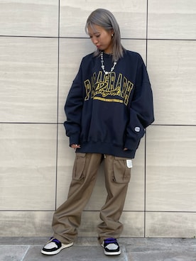 「Paragraph（パラグラフ）のアイテム」を使った、Arisa Suzukiさん（レディース・156cm）の冬コーディネート