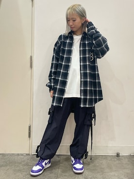「BlackEyePatch（ブラックアイパッチ）のアイテム」を使った、Arisa Suzukiさん（レディース・156cm）の秋コーディネート