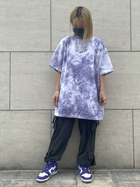 「SAD REBORN DOLLS（サッドリボーンドルズ）のアイテム」を使った、Arisa Suzukiさん（レディース・156cm）の夏コーディネート