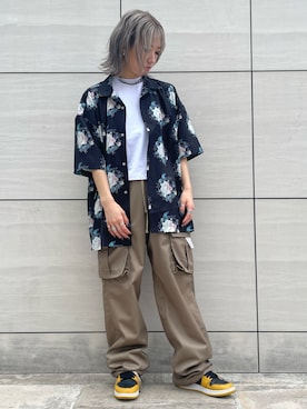 「A4A（エーフォーエー）のアイテム」を使った、Arisa Suzukiさん（レディース・156cm）の夏コーディネート