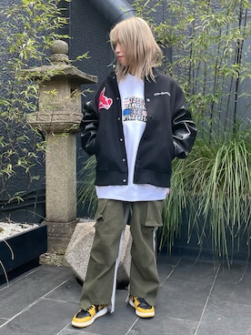 「BlackEyePatch（ブラックアイパッチ）のアイテム」を使った、Arisa Suzukiさん（レディース・156cm）の冬コーディネート