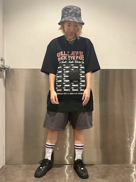 「WHITELAND（ホワイトランド）のアイテム（財布/小物）」を使った、Arisa Suzukiさん（レディース・156cm）の夏コーディネート