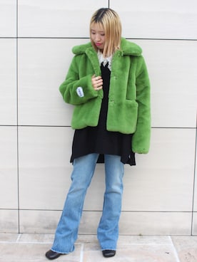 「jakke（ジャッキー）のアイテム」を使った、Arisa Suzukiさん（レディース・156cm）の秋コーディネート