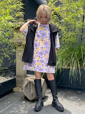 「ADD SEOUL（エーディーディーソウル）のアイテム」を使った、Arisa Suzukiさん（レディース・156cm）の夏コーディネート