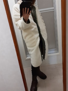 「NANING9（ナンニング）のアイテム」を使った、ribenjicyanさん（レディース・157cm）の冬コーディネート