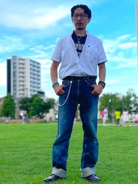 「TOMMY HILFIGER」｜「アイテム（財布/小物）」を使った、☠️HiRoC☠️さん（メンズ・171cm）の夏コーディネート